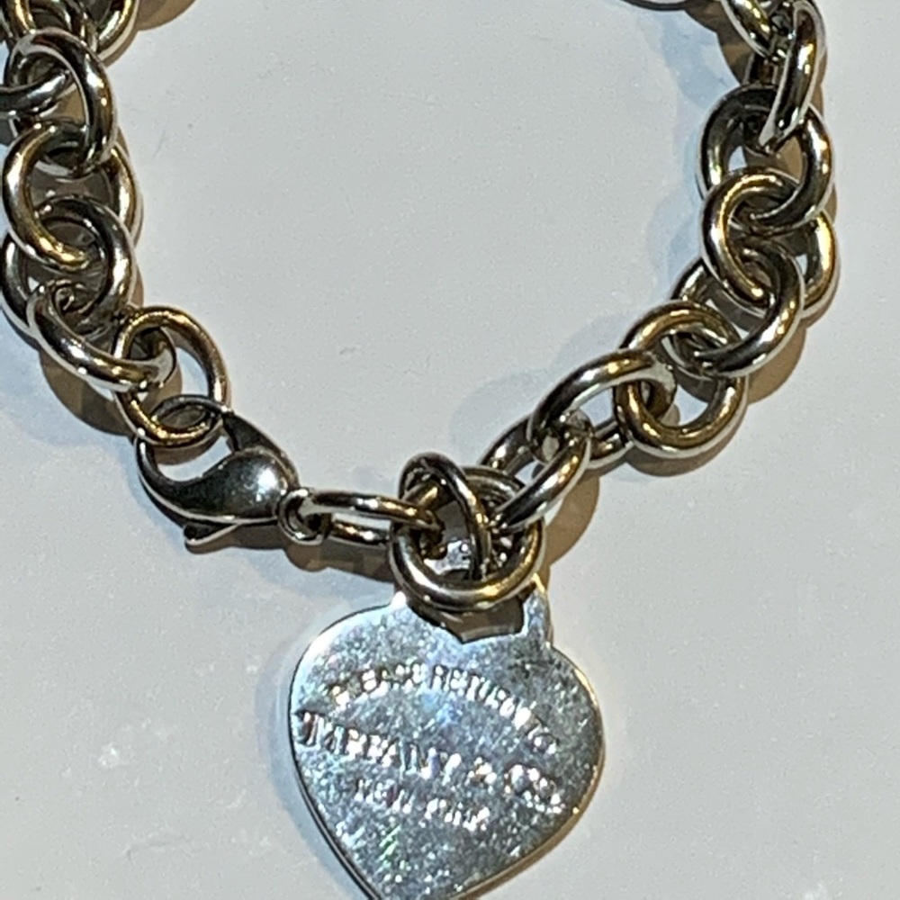 Tiffany Heart Tag Charm Bracelet